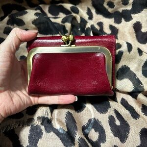 HOBO wallet trifold kiss lock